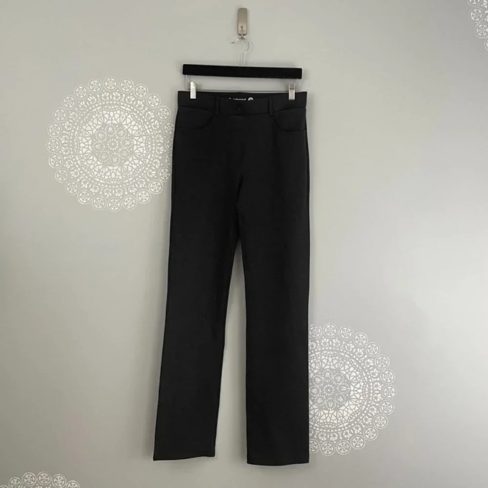 Betabrand 7-Pocket Straight Leg Yoga Dress Pants Size Medium Long